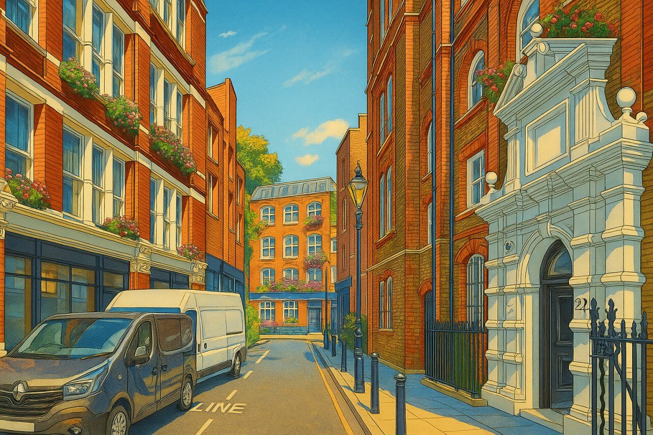 Painting of Tower Street