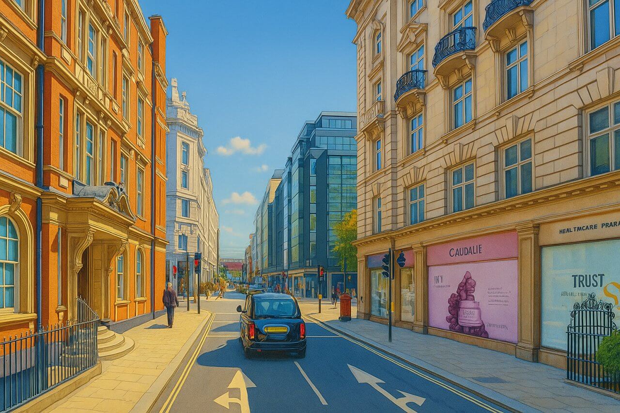 Painting of Welbeck Street