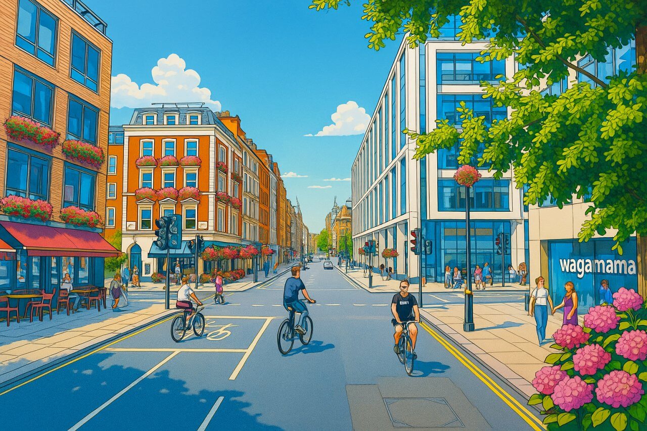 Painting of Wigmore Street