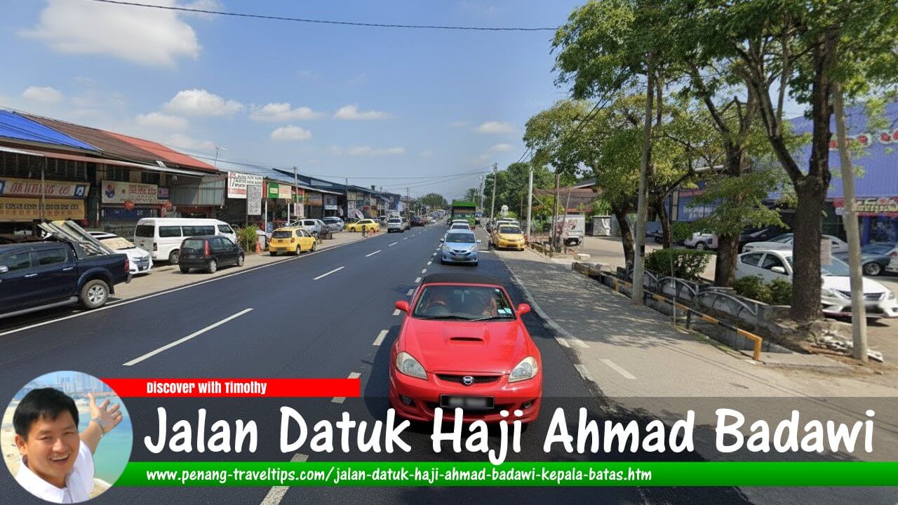 Jalan Datuk Haji Ahmad Badawi, Kepala Batas