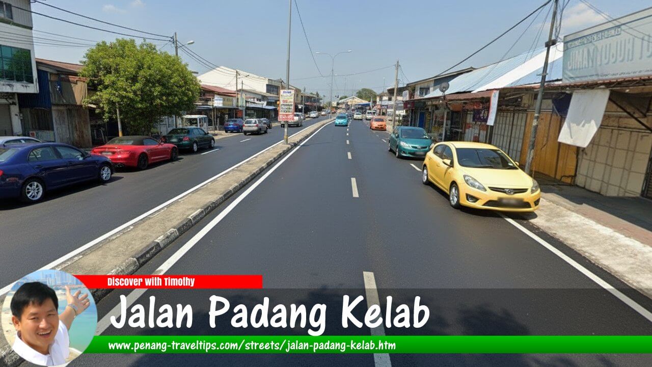 Jalan Padang Kelab, Kepala Batas
