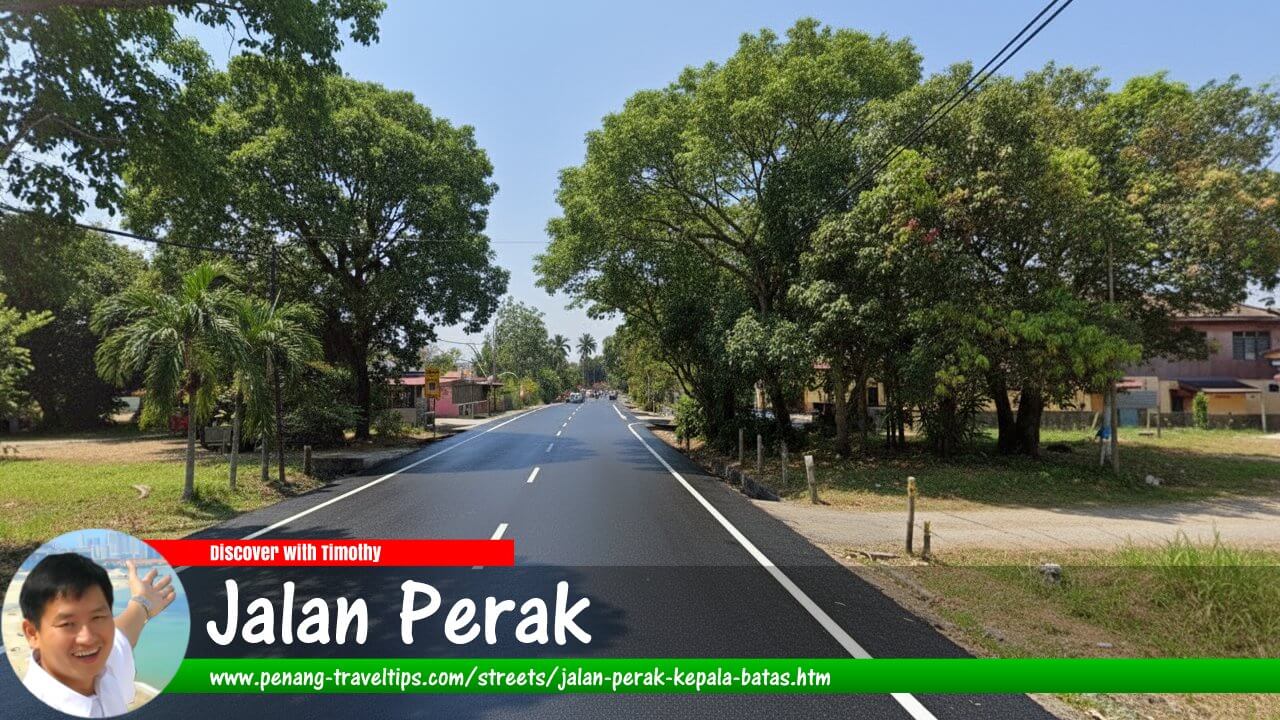 Jalan Perak, Kepala Batas