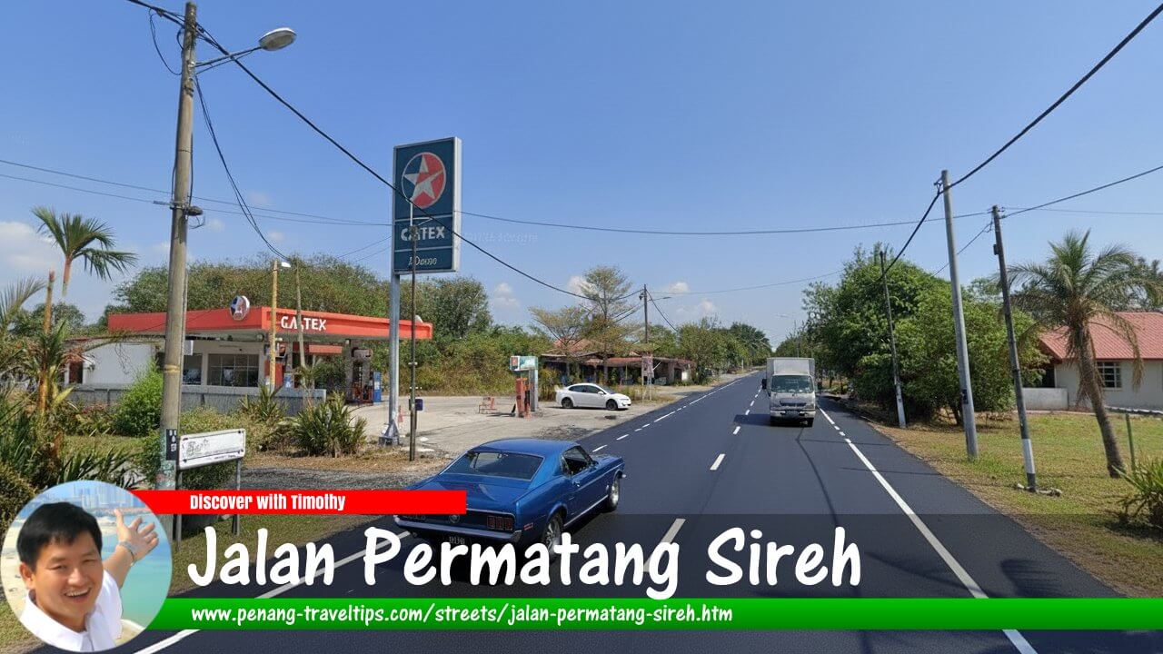 Jalan Permatang Sireh, Kepala Batas