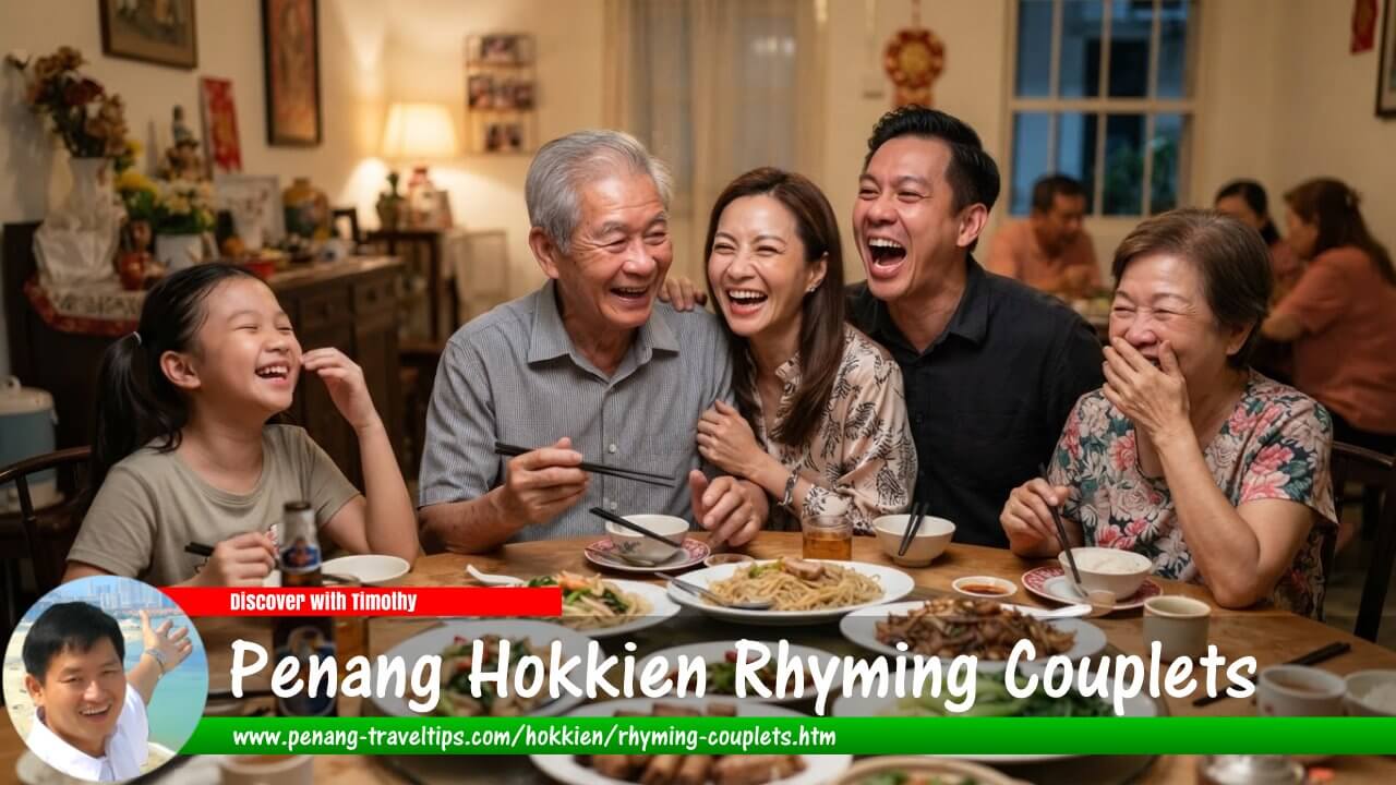 Penang Hokkien Rhyming Couplets