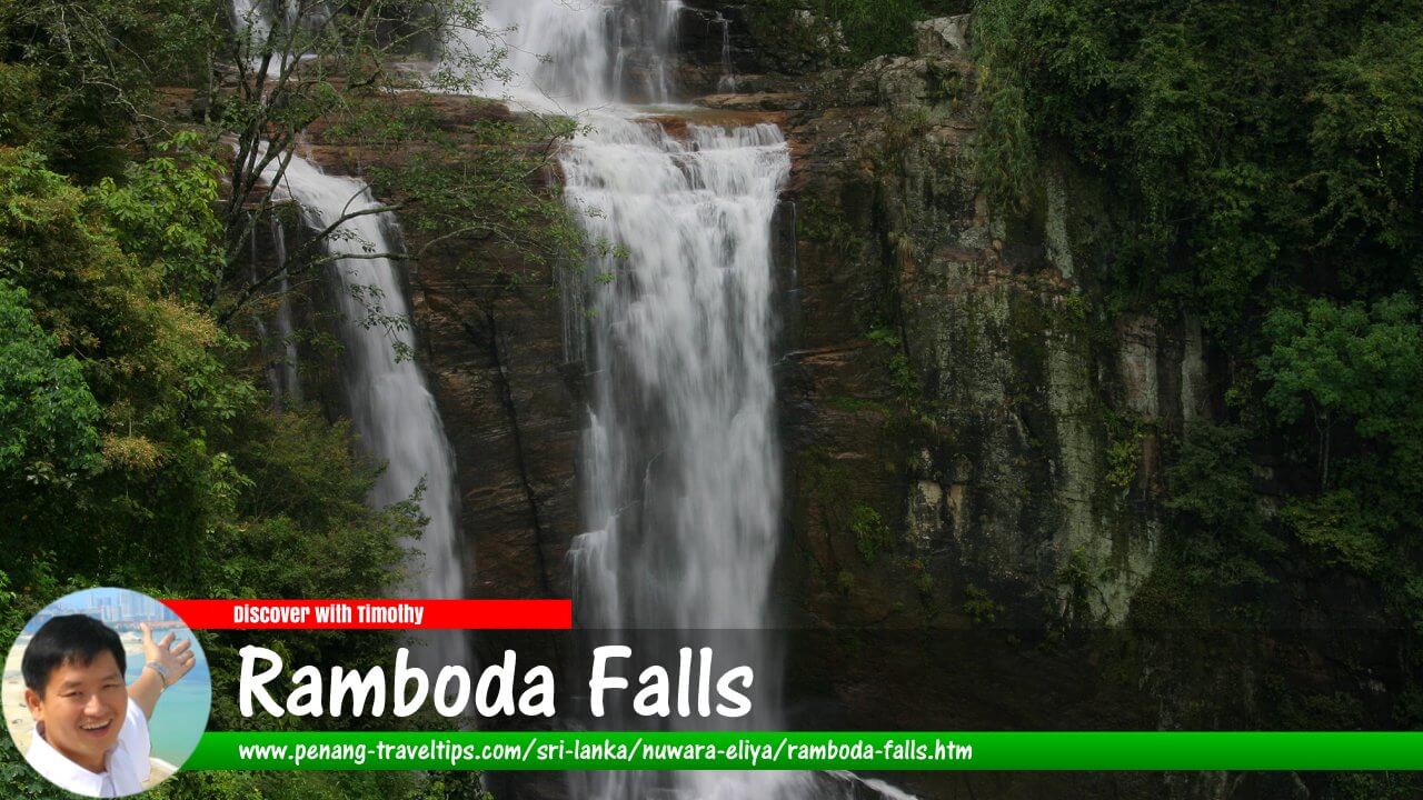 Ramboda Falls, Nuwara Eliya, Sri Lanka