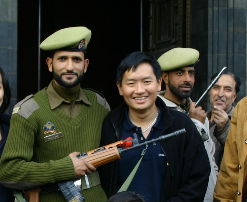 Tim in Srinagar, Kashmir