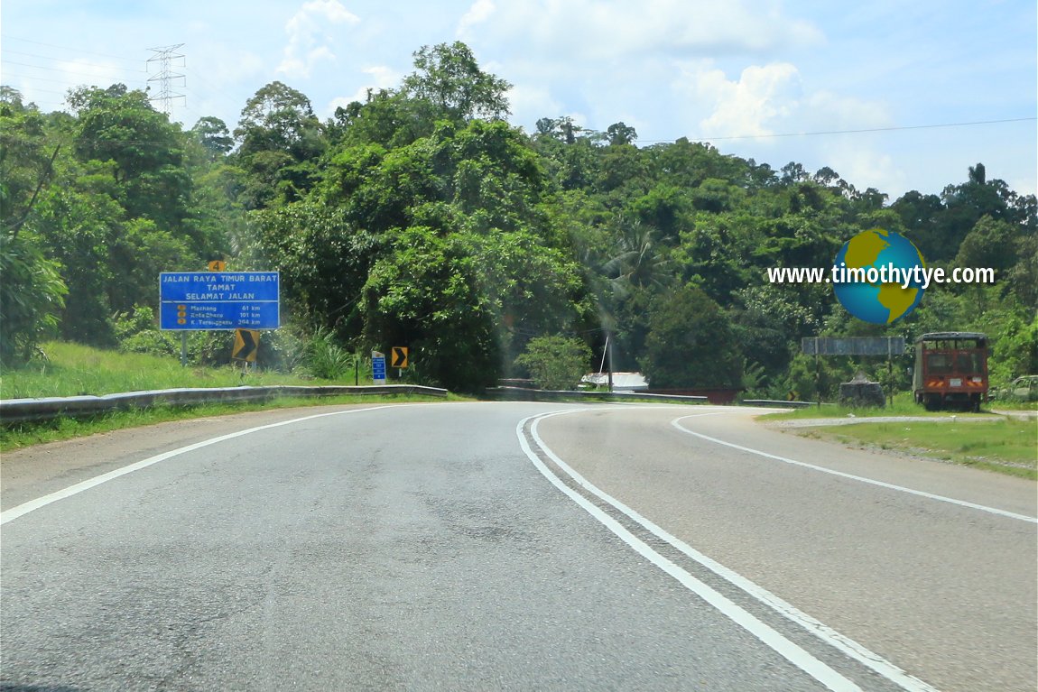 The eastern end of the East-West Highway