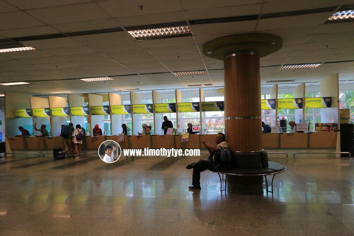 Car Rental Kiosks at the Arrival Hall of Langkawi International Airport