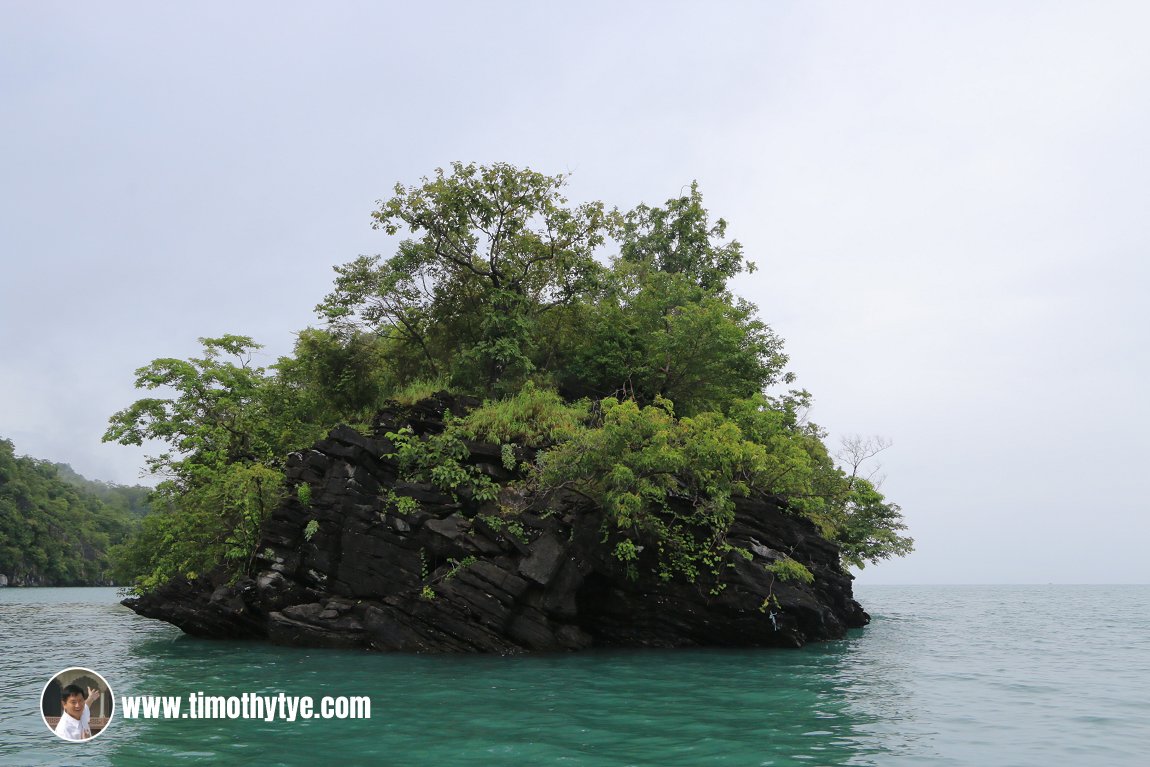 Taking a walk on the sandbar at Kilim Geoforest Park