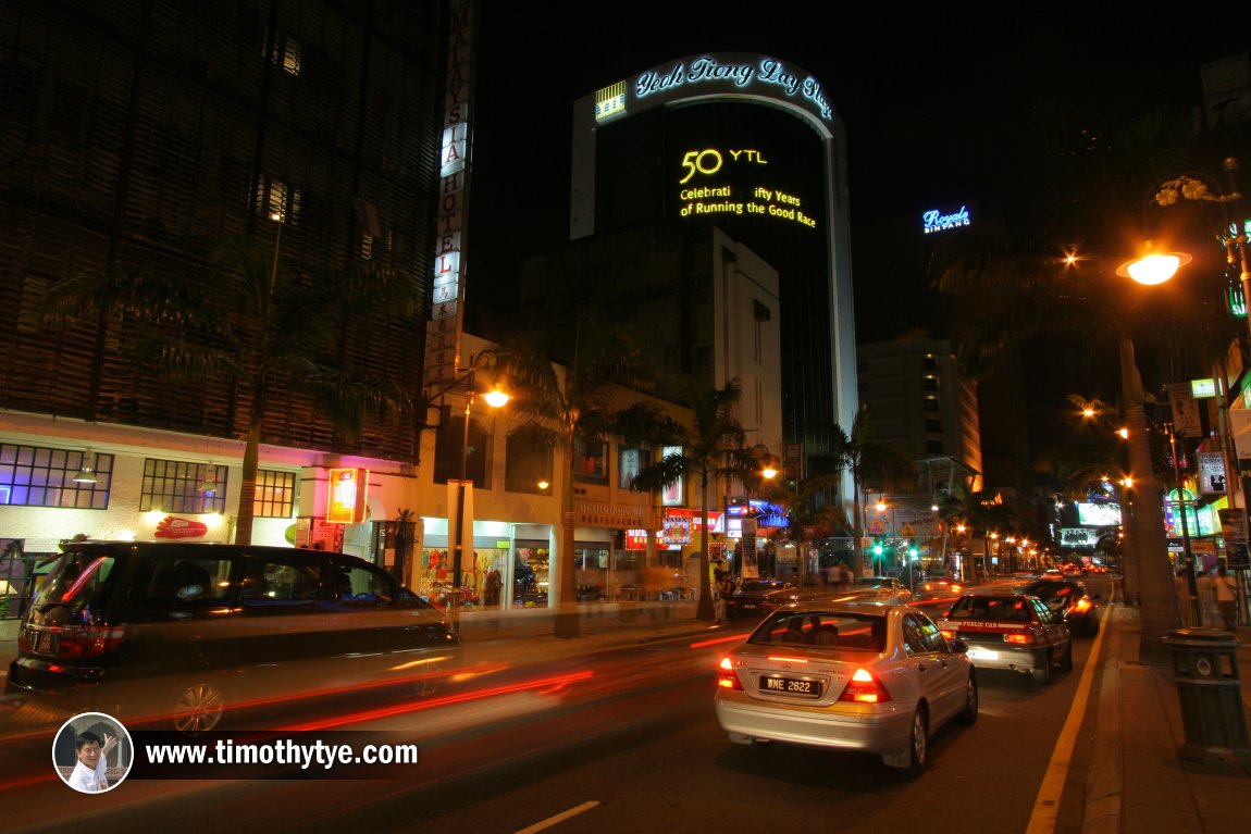 Jalan Bukit Bintang at night