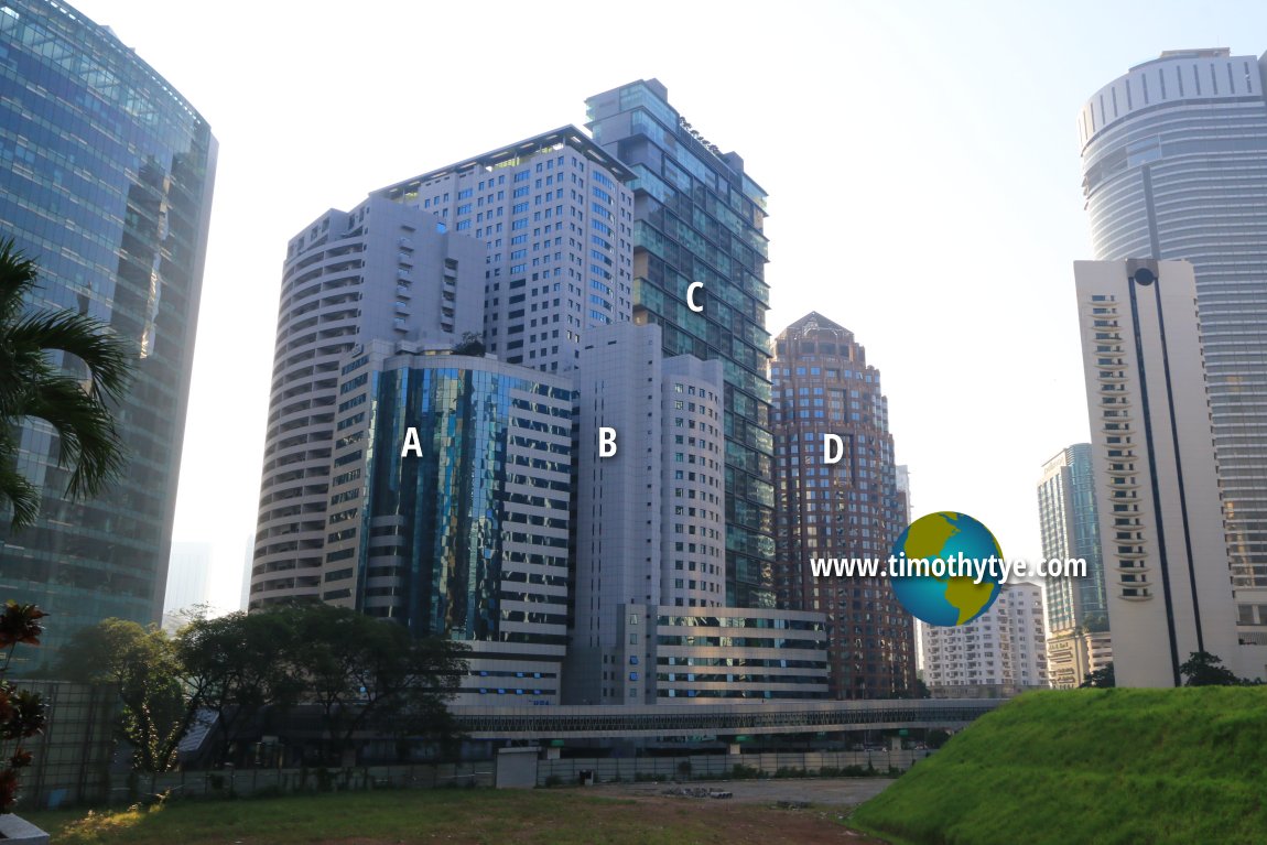 Office buildings along Jalan Perak, Kuala Lumpur