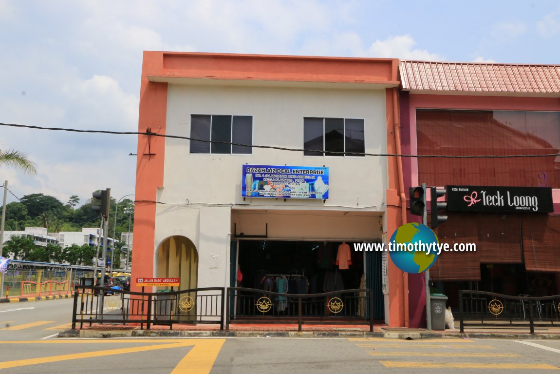 Shophouse on Jalan Dato' Abdullah in Kuala Klawang