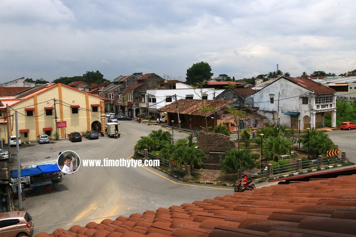 View of Gopeng town centre from Heritage House