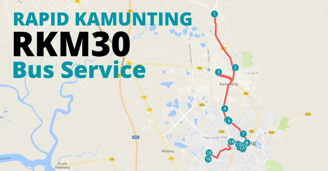 Rapid Kamunting RKM30 Bus Service