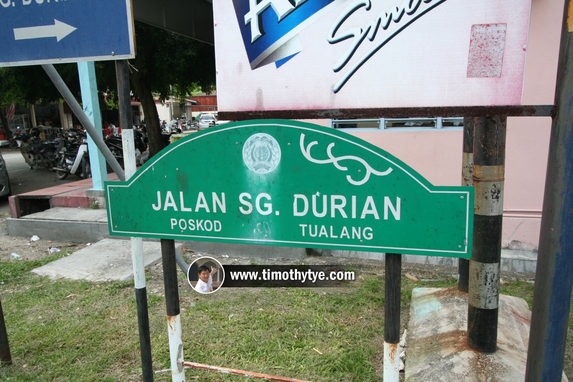 Jalan Sungai Durian roadsign