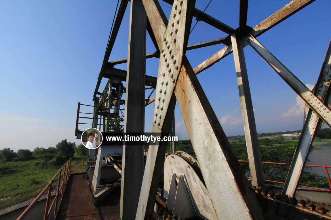 View from the rooftop of the Tanjung Tualang Tin Dredge