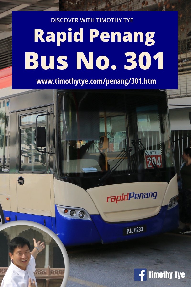 Rapid Penang Bus 301 Jetty To Relau Via Jln Sg Dua