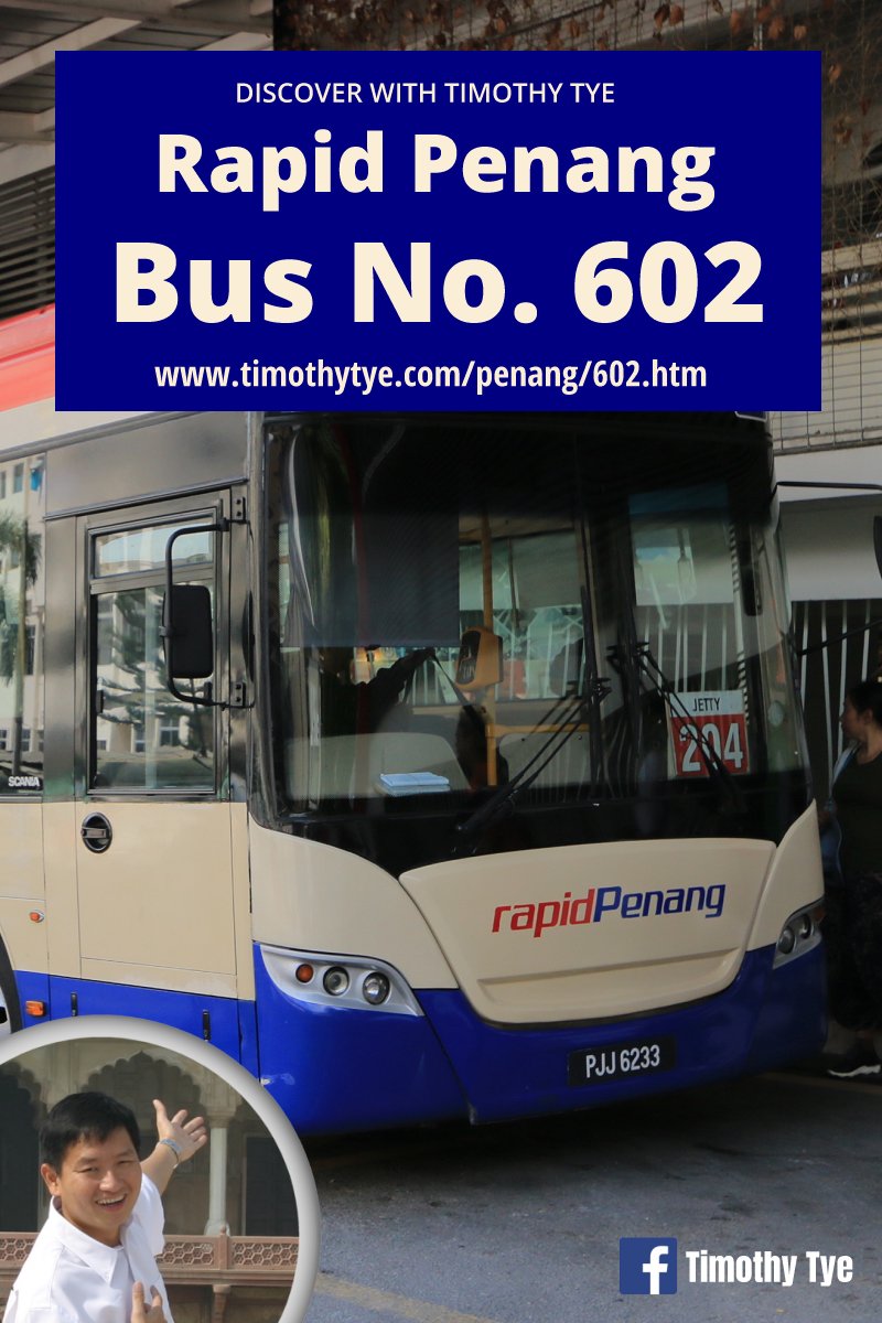 Rapid Penang Bus 602 Penang Sentral To Tasek Gelugor
