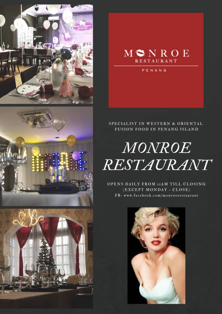 Monroe Restaurant Menu