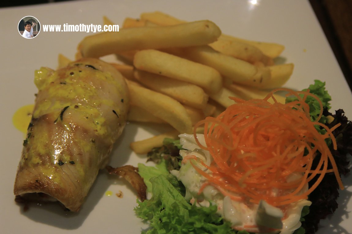 Seafood Stuffed Fish Fillet @ Monroe Restaurant