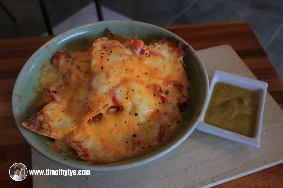 Cheesy Nachos and dip @ More by Arang Coffee