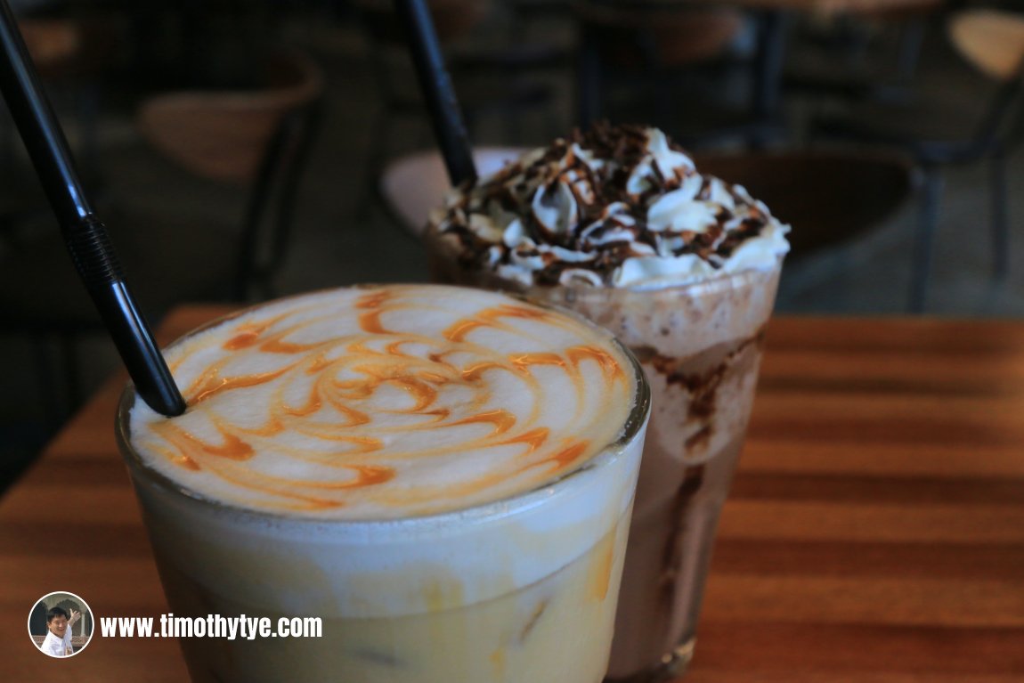 Salted Caramel Macchiato and Chocolate Frappe @ More by Arang Coffee