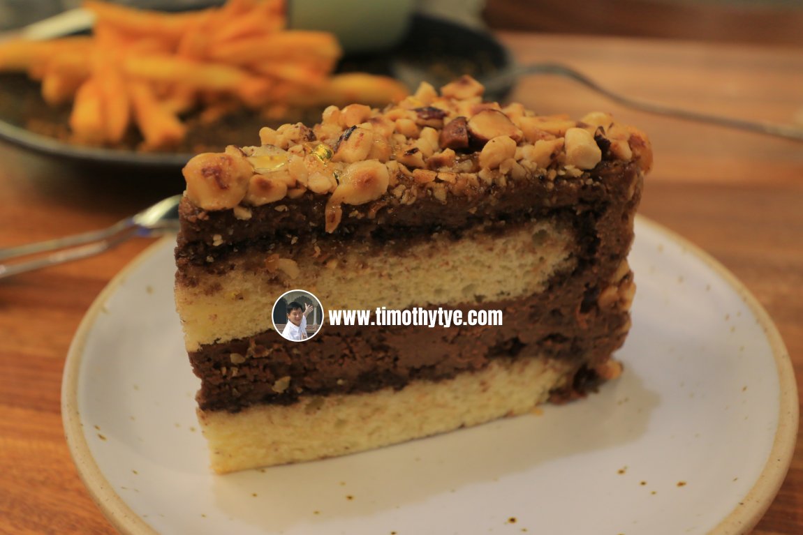 Hazelnut Praline Cake @ More by Arang Coffee