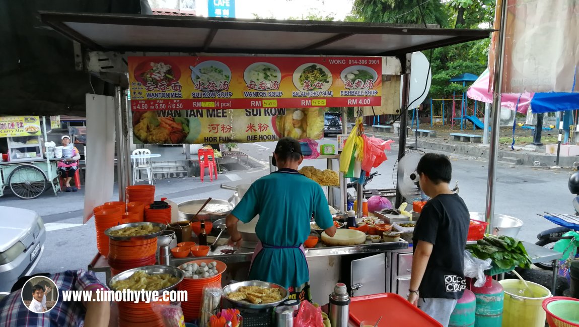 Wan Than Mee stall at Nam Seng Cafe