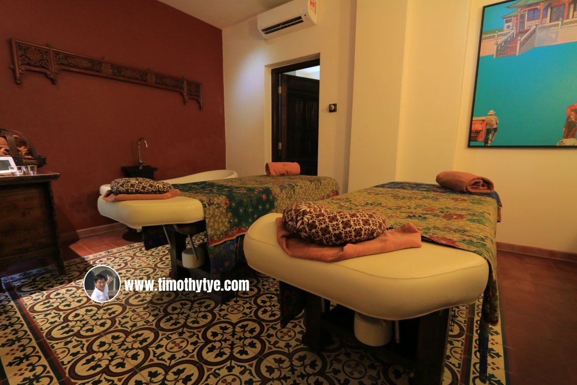 Massage tables at Penaga Spa