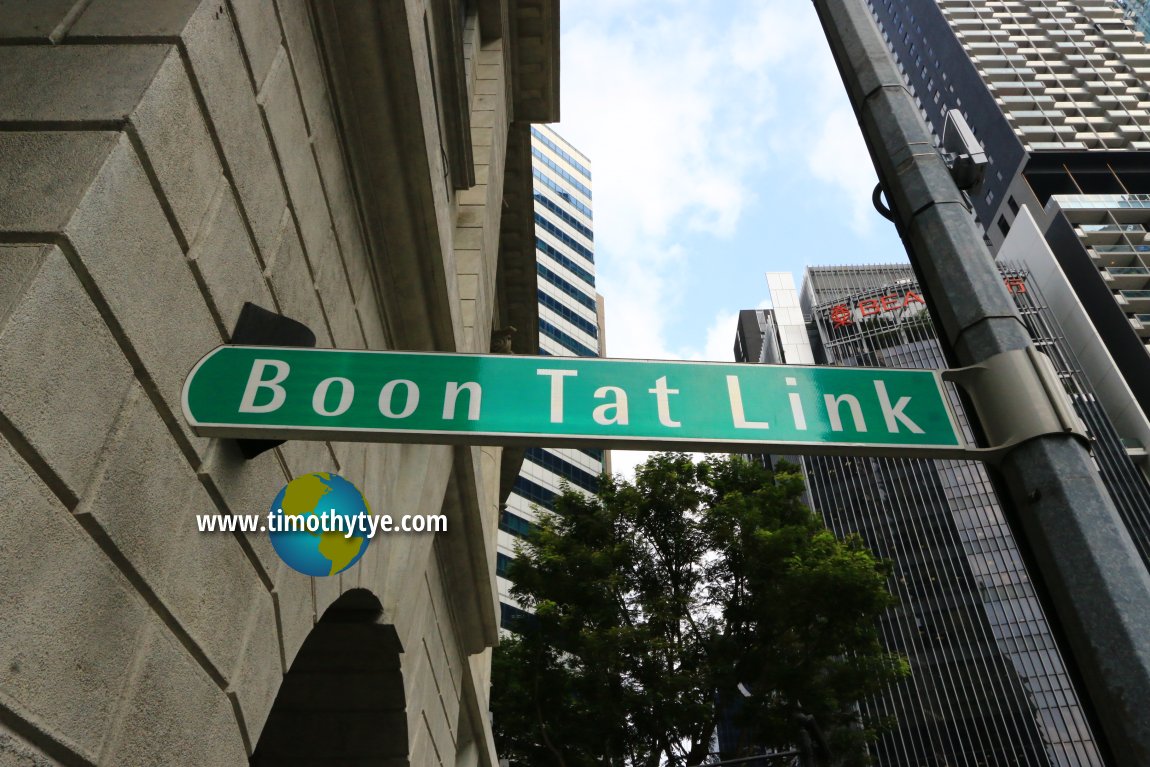 Boon Tat Link roadsign
