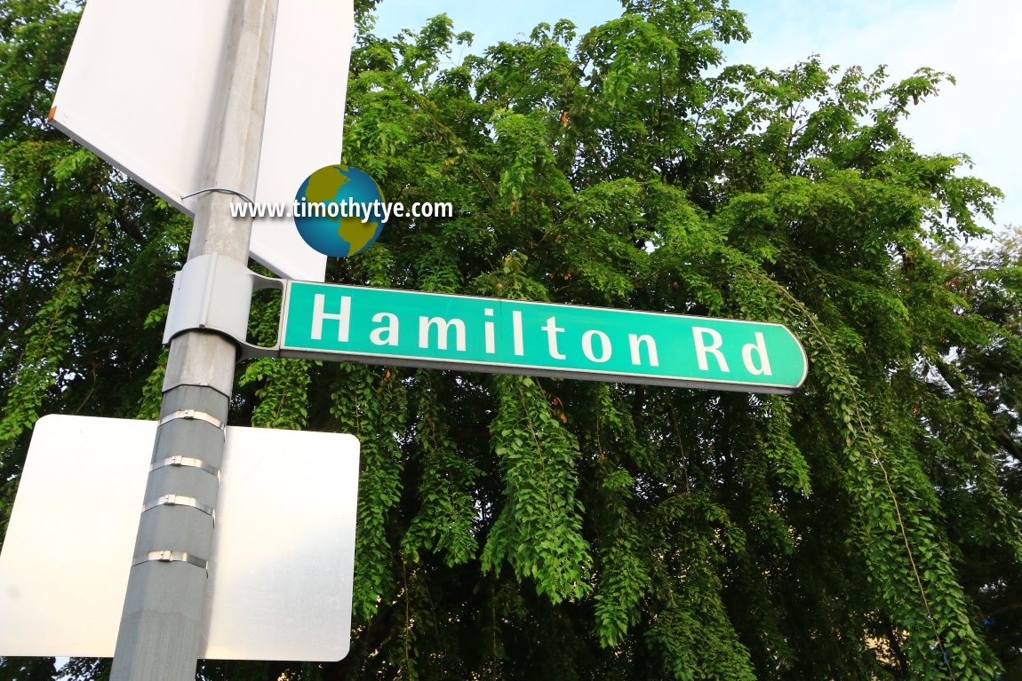 Hamilton Road roadsign