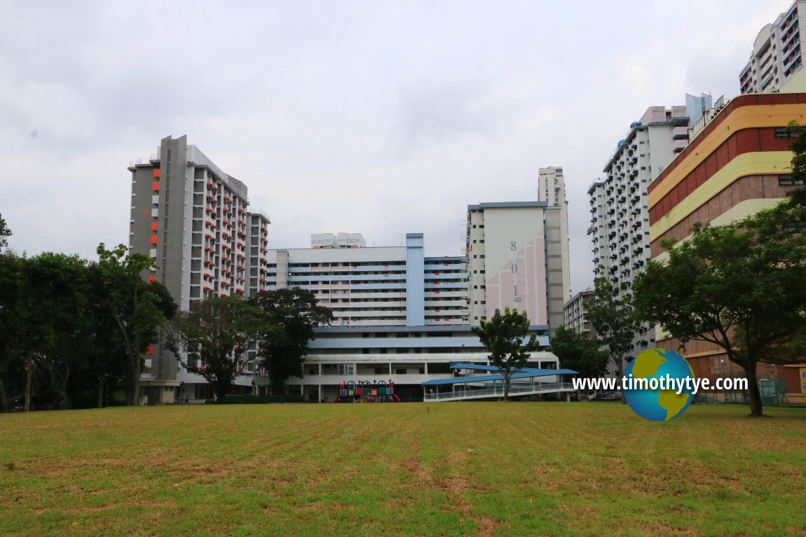 HDB Flats as seen from Jalan Sultan