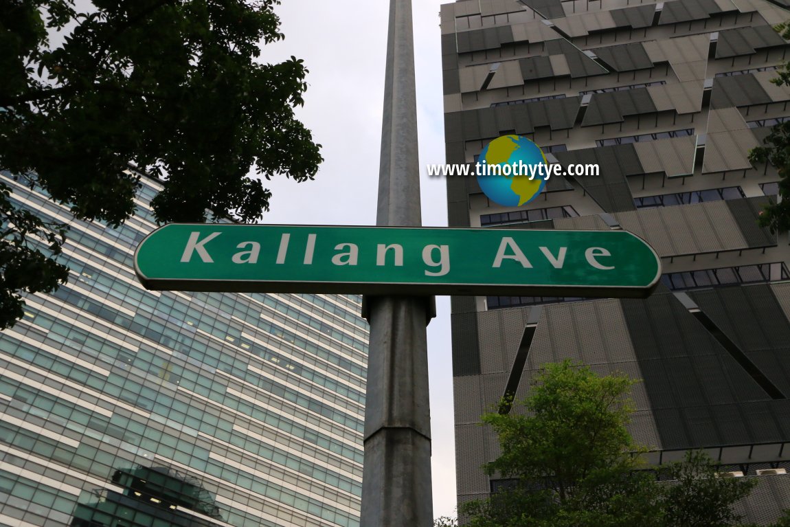 Kallang Avenue roadsign