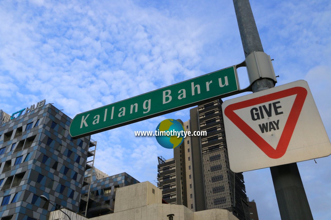 Kallang Bahru roadsign