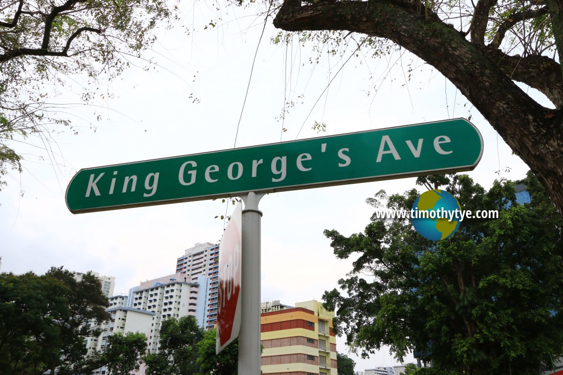 King George's Avenue road sign