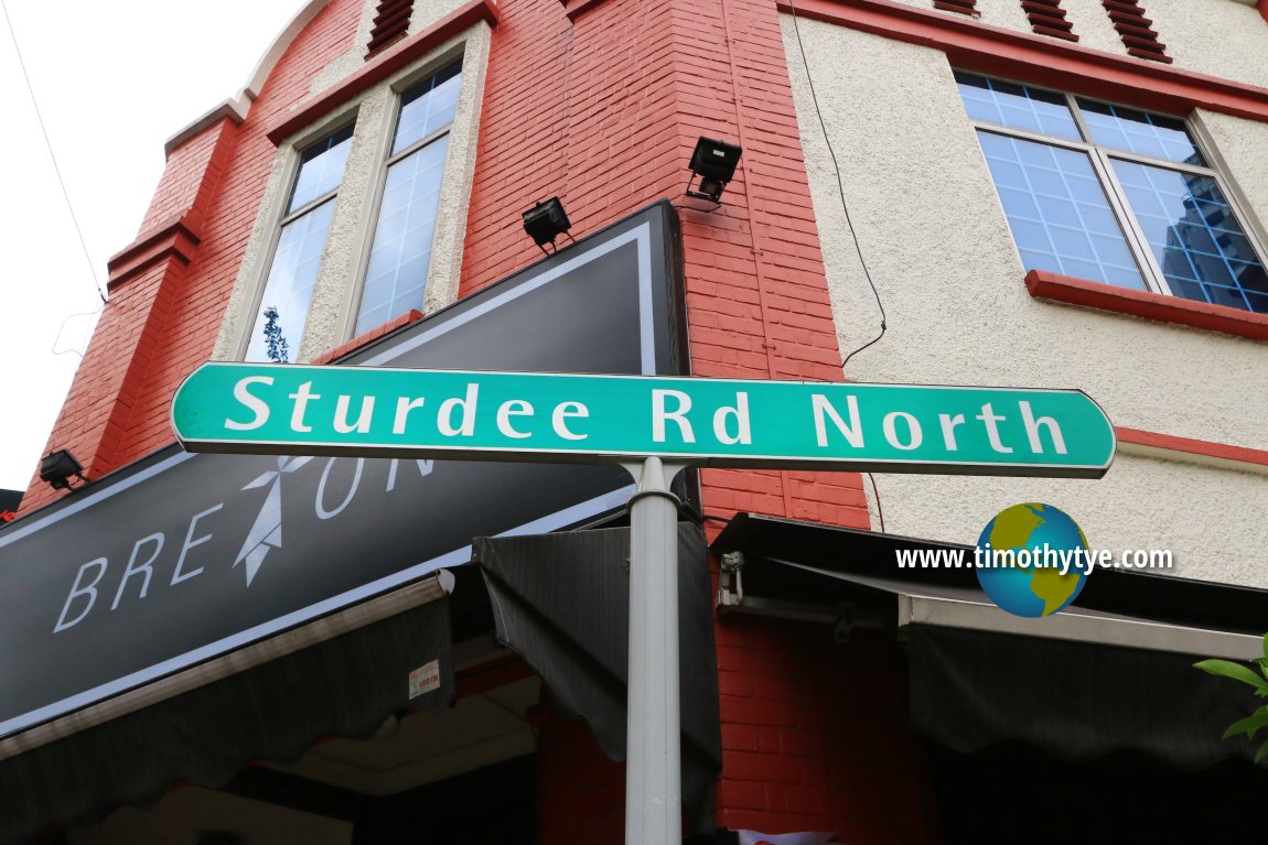 Sturdee Road North road sign