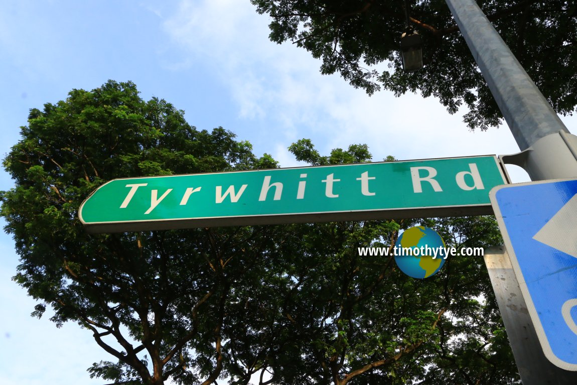 Tyrwhitt Road roadsign