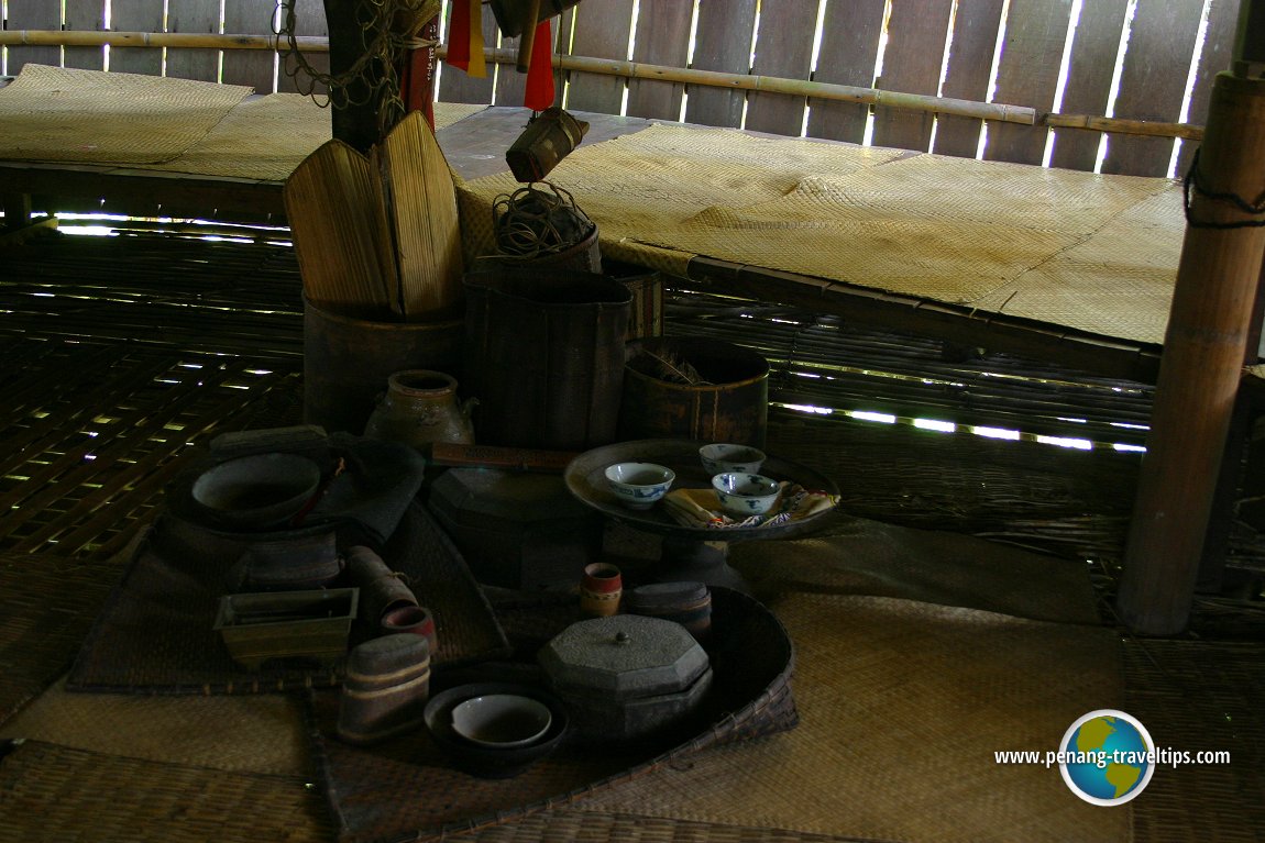 Items within the Bidayuh headhouse