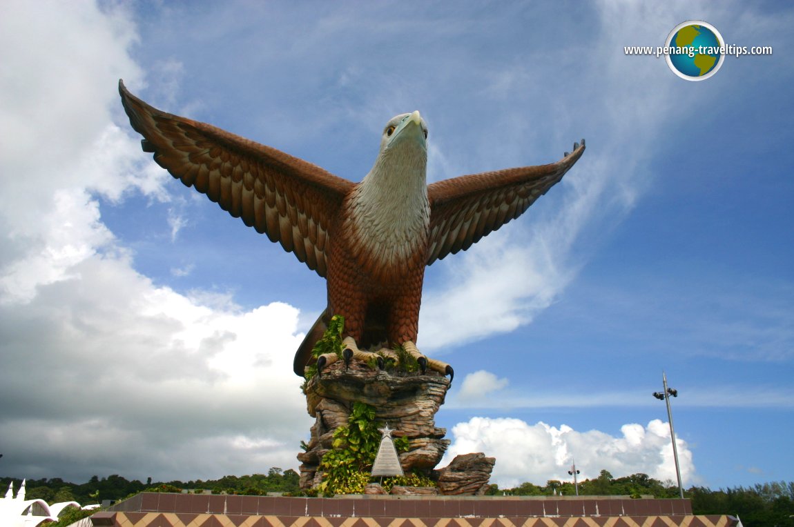 Eagle statue at Dataran Lang, Kuah