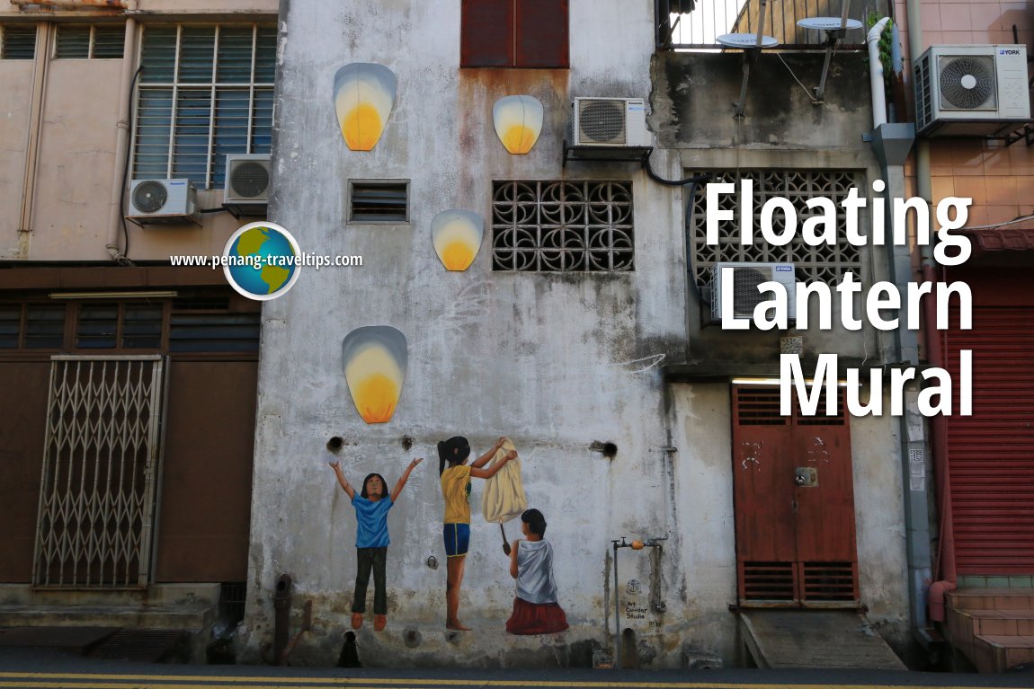 Floating Lantern mural