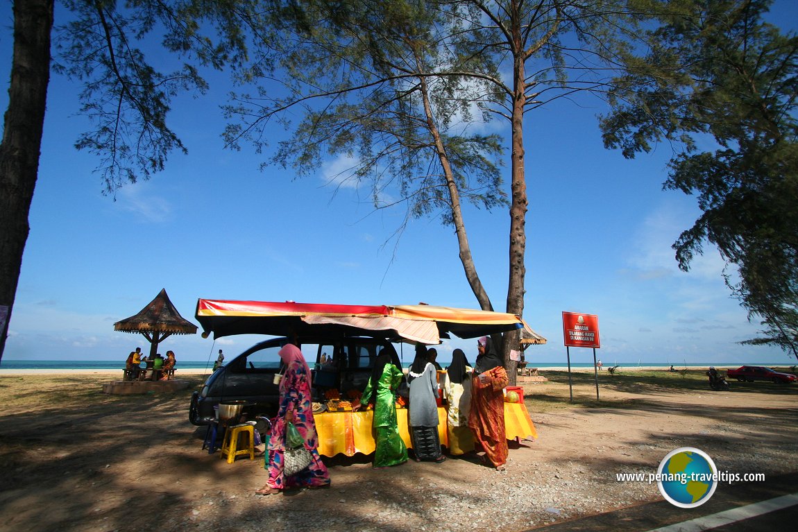 Foodstall at Pantai Teluk Ketapang