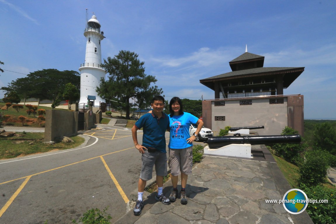 My wife and I at Fort Altingsburg in Bukit Malawati