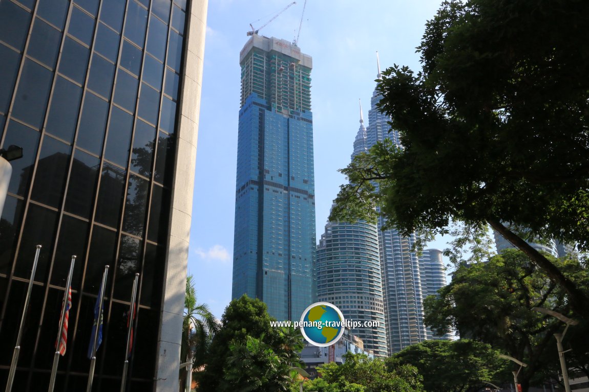 Four Seasons Place under construction