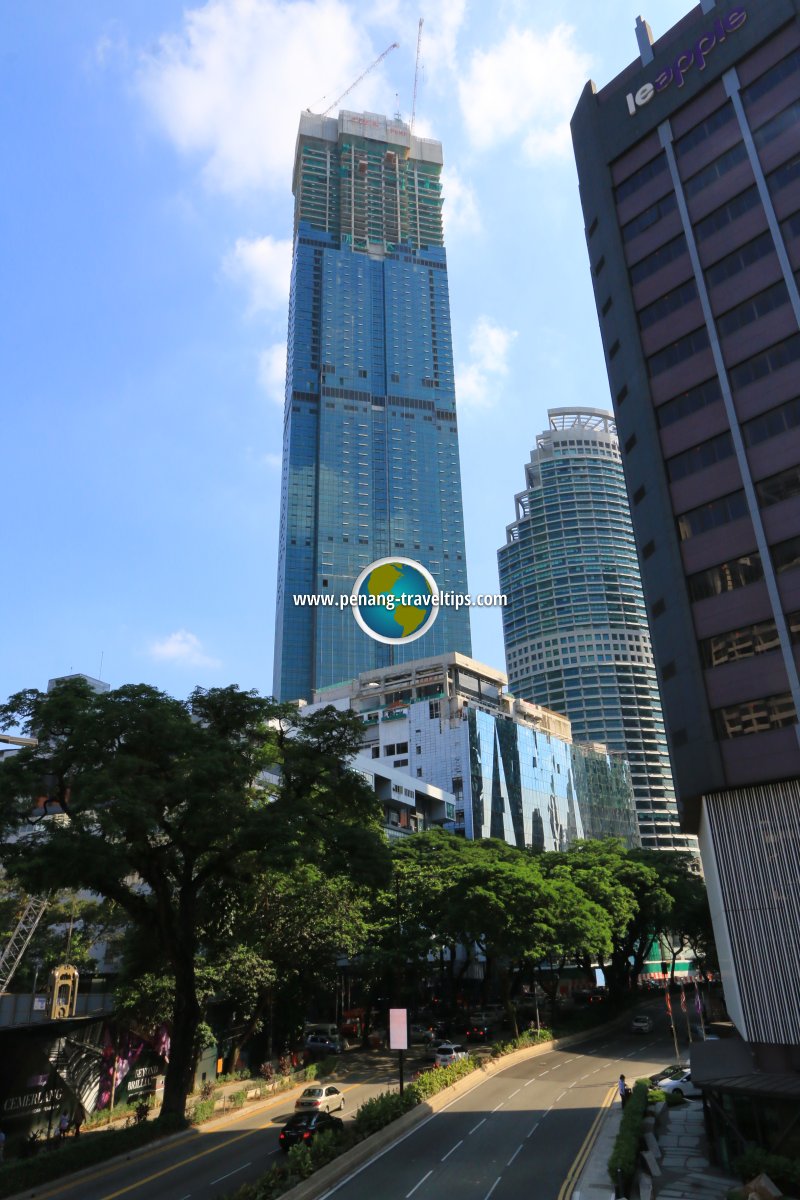 Four Seasons Place under construction