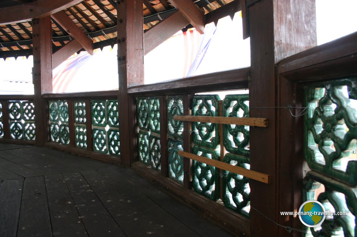 View from the balcony of the Leaning Tower of Teluk Intan