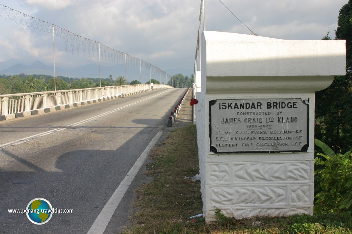 Iskandar Bridge Plaque, Kuala Kangsar