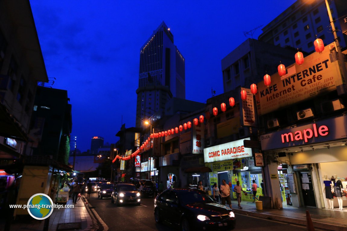 Jalan Sultan at night
