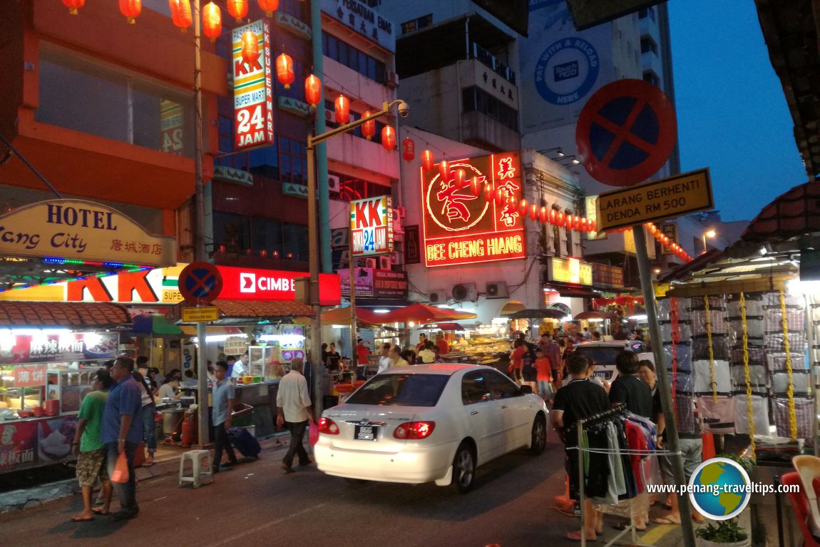 Jalan Sultan at night