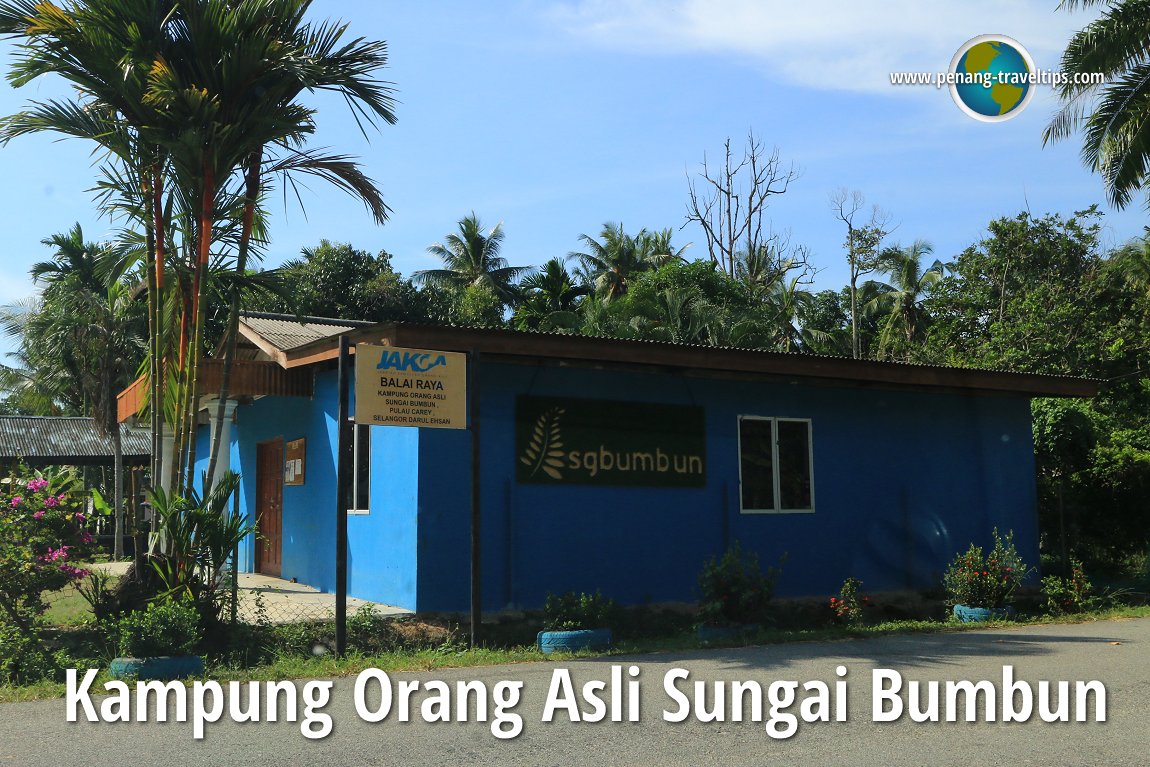 Kampung Orang Asli Sungai Bumbun, Pulau Carey