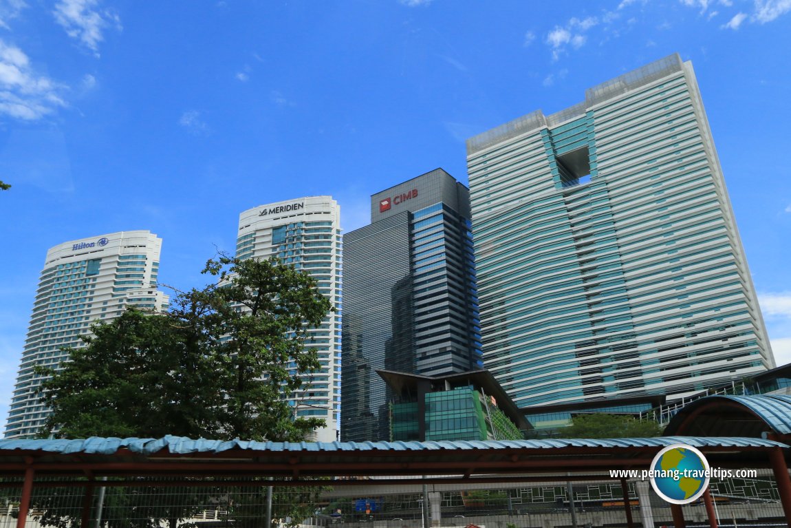 Skyscrapers within the KL Sentral development